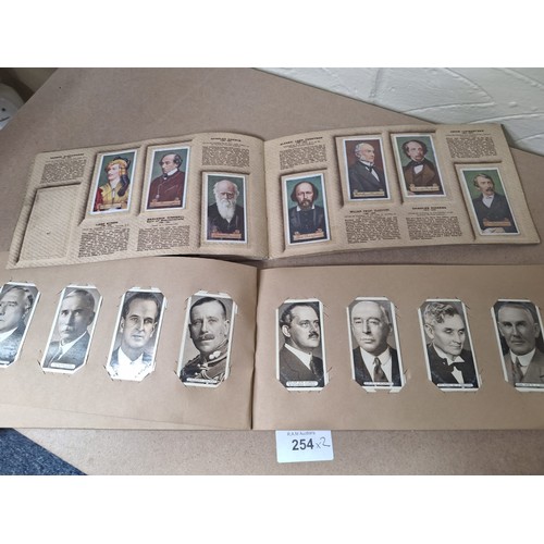 254 - Vintage Carrera Albums x2 To Include Celebrities Of British History and Empire Personalities