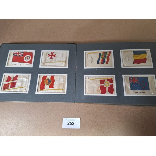 252 - Book Of Antique Silk Cigarette Cards 50+