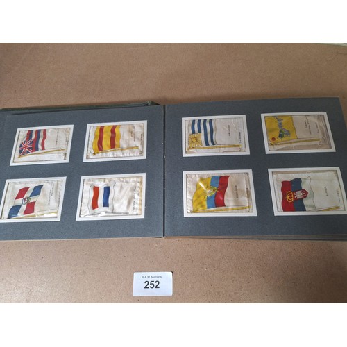 252 - Book Of Antique Silk Cigarette Cards 50+