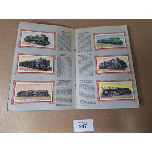 247 - Vintage Card Albums x3 To Include Railway Engines and Park Drive