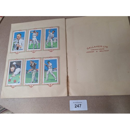 247 - Vintage Card Albums x3 To Include Railway Engines and Park Drive