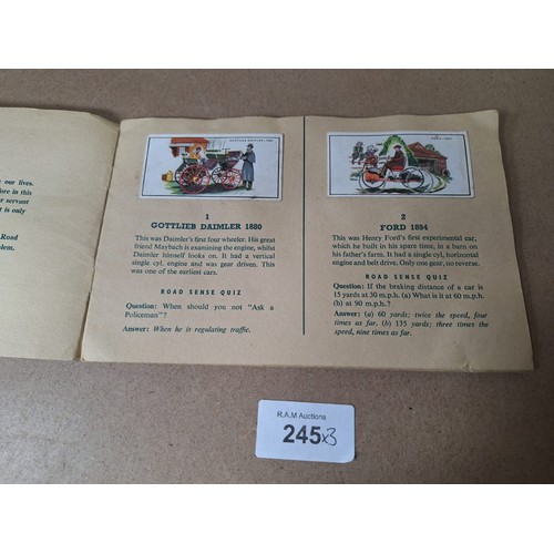 245 - Vintage Card Books x3 To Include Veteran Cars, Radio Celebs and Film Stars