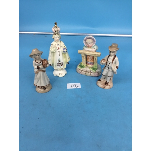 355 - Assorted Figurines x4