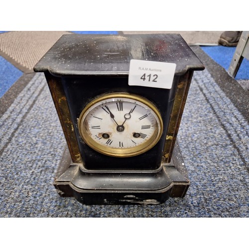 412 - Vintage/Antique Clock With Pendulum