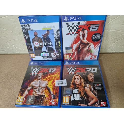 1109 - PS4 WW Games and a UFC Game x4