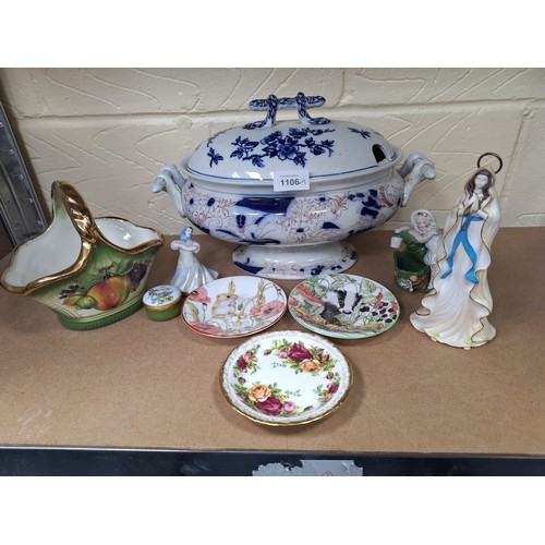 1106 - Huge Antique Tureen and a Vintage/Antique Ceramic Selection