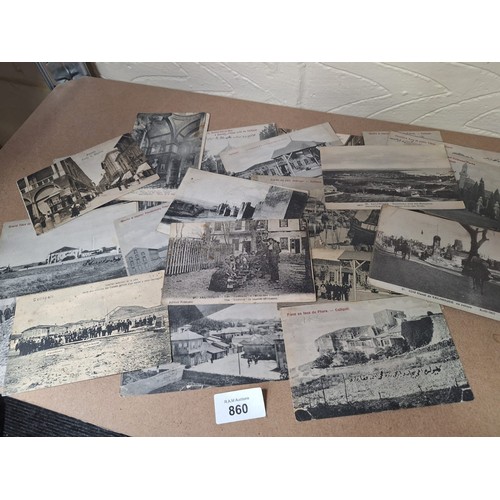 860 - Collection of Wartime Postcards Gallipolic and Camps Etc