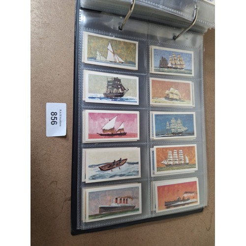 856 - Album Of 400+ Vintage Cigarette and Tea Cards