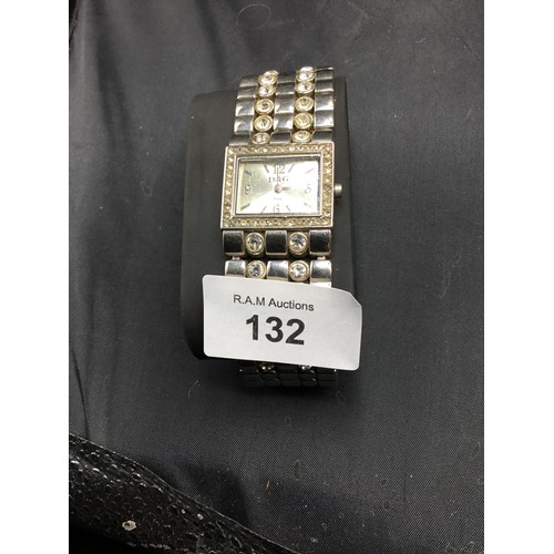 132 - D+G Ladies Stoned Watch