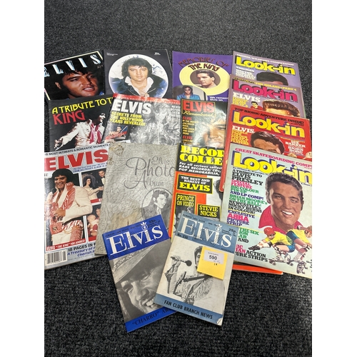 590 - 15 Elvis Magazines