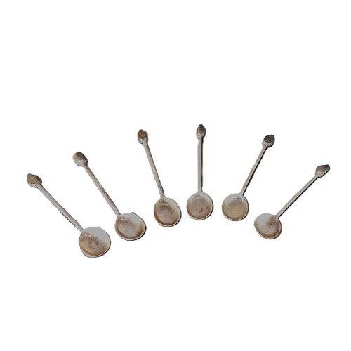 622 - Set of Six Coffee Bean Spoons