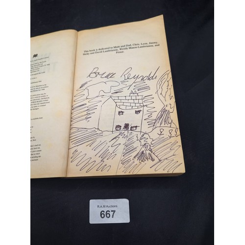 667 - Book by former kray boss Tony lambrianow,signed inside by reg+Ron + signed Ron picture no certs.