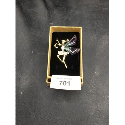 701 - Ladies decorative fairy brooch