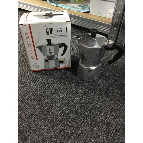 720 - Moka express  3 cup coffee maker