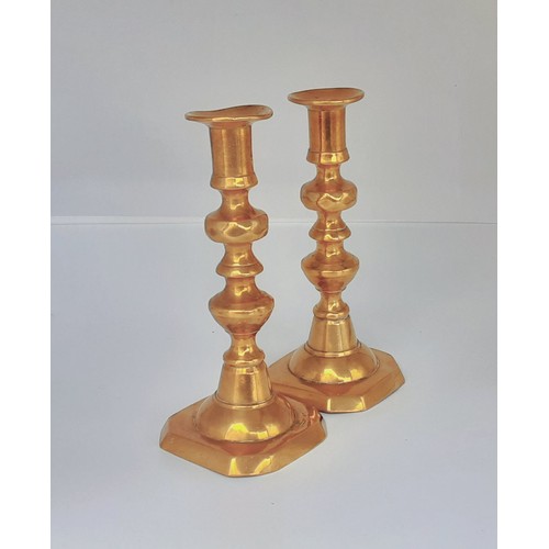 782 - Pair of Brass Candlesticks