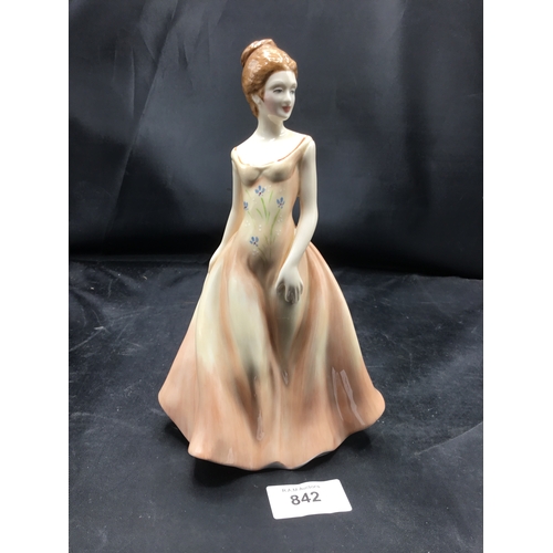 842 - Royal grafton rare figure 8” Sarah signed m.young