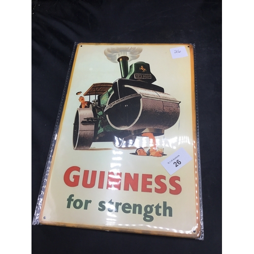 26 - Guinness Metal Sign