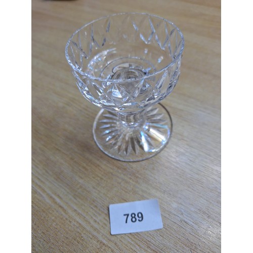 789 - Royal Doulton Crystal Candle Holder