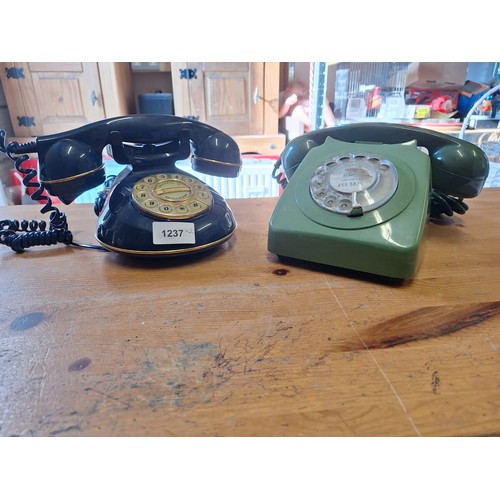 1237 - Vintage Phones x2