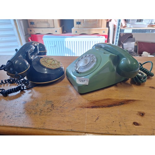 1237 - Vintage Phones x2