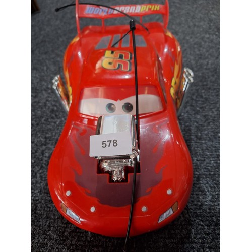 578 - Cars Lightening Mcqueen Toy With Remote