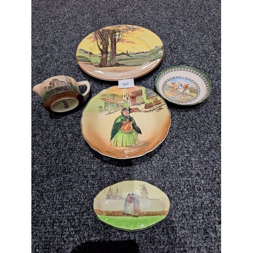 547 - Vintage Royal Doulton Series Ware x5