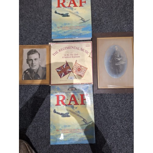 540 - Illustrated History of the RAF x2 and Two Vintage War Photos