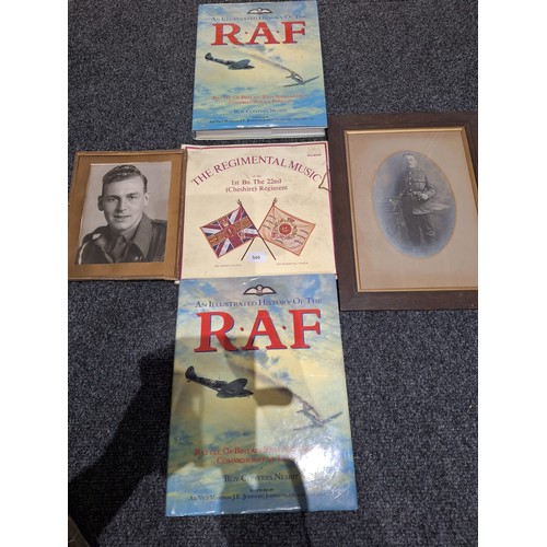 540 - Illustrated History of the RAF x2 and Two Vintage War Photos