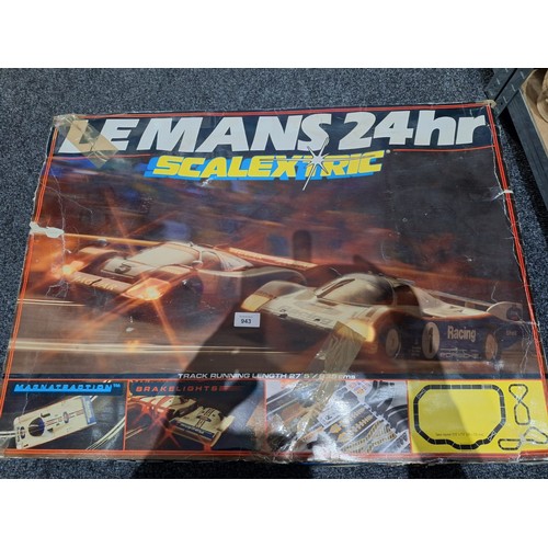 943 - Lemans 24Hours Edition Scalextric With Cars Complete