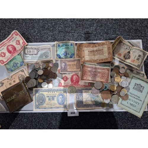 894 - Selection Of Currency From Soldier Brown To Include Paperwork Etc