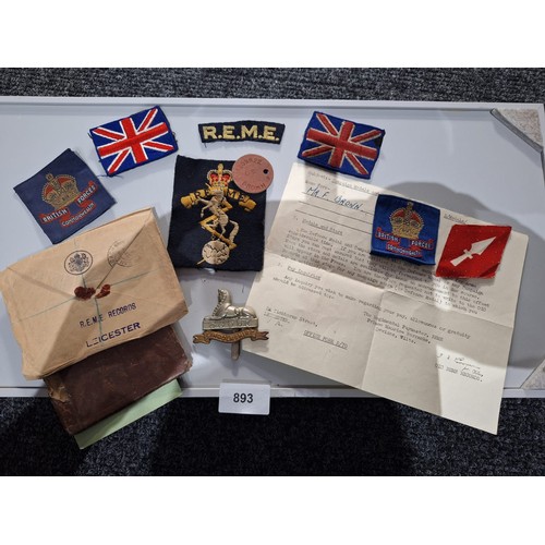 893 - Selection Of Soldier Brown's Collection Of Papers Etc