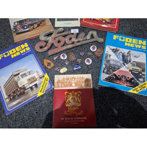 462 - Fodens Sandbach Memorabilia From All Eras To Include Ephemera, Badges Etc.