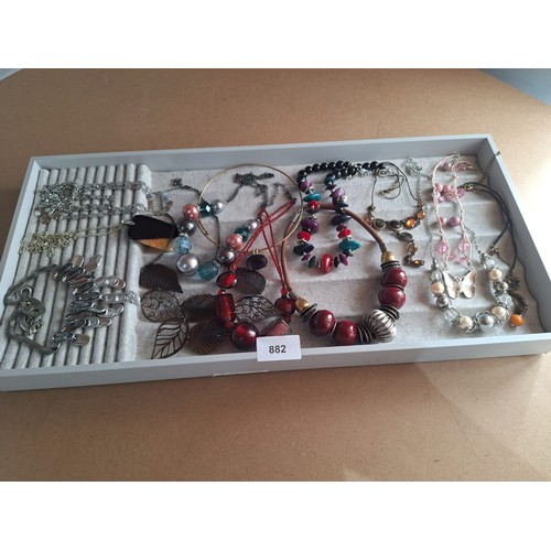 882 - Huge Tray Of Fashion and Vintage Jewellery To Include Necklaces