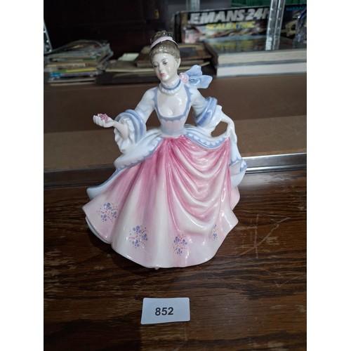 852 - Royal Doulton 8” figure rebecca HN2805