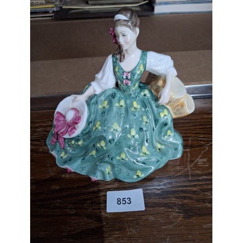 853 - Royal Doulton 8” figure Elyse HN2474