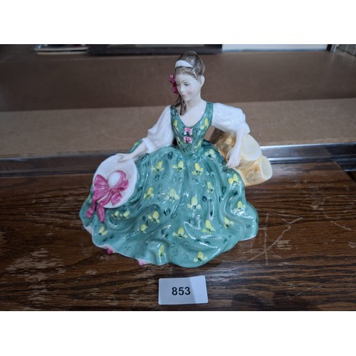 853 - Royal Doulton 8” figure Elyse HN2474