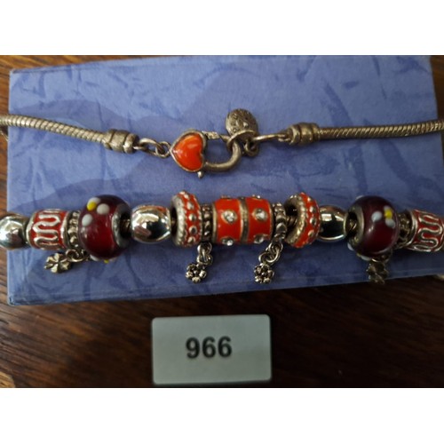 966 - Boxed Presented As Pandora Necklace (Has Marks)