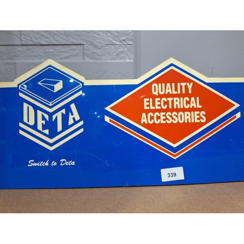 339 - Vintage Deta Electrical Sign 24