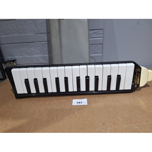 341 - Vintage Rare Cased Hohner Piano Melodica 26