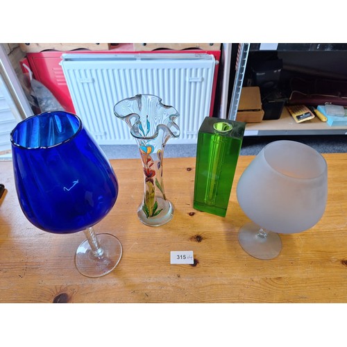 315 - Selection of Vintage and Modern Glassware (4)