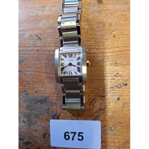 675 - Presented as Cartier Watch