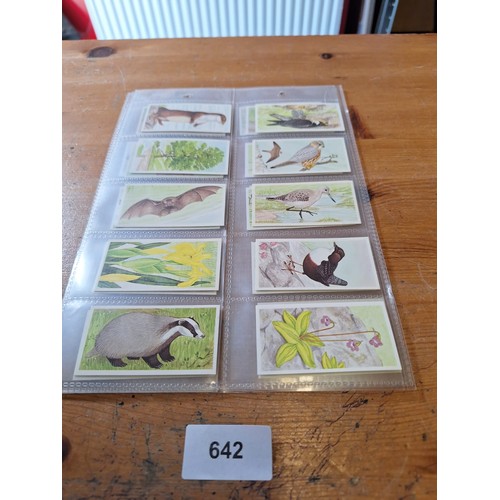 642 - Full set of Brooke bond  tea cards A journey down stream