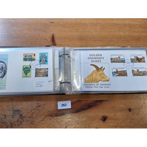 262 - Superb Album Of Guernsey and Jersey Stamp Sets and Covers