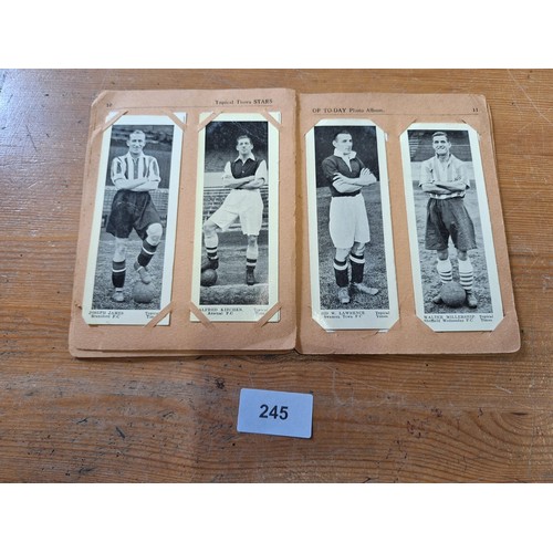 245 - Vintage/Antique Tropical Times Football Card Album Full