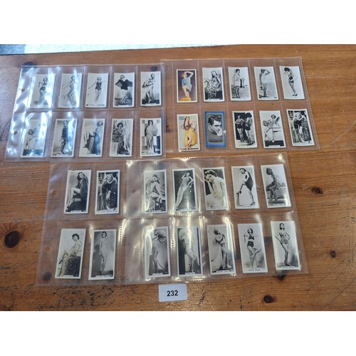 232 - Vintage Mixed Canteras Cards From 30's, 40's, and 50's x34