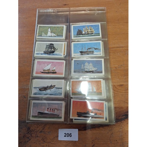 206 - Full Set Of Brooke Bond Sign Of Ships In The Sleeve