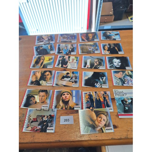 203 - Full Set Of Veronica Mars Trading Cards Season 2