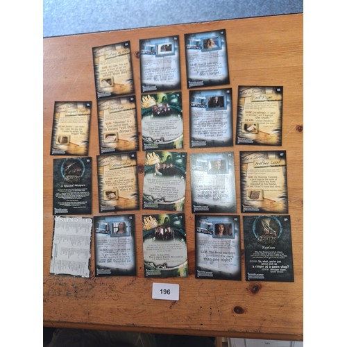 196 - Full Set Of Cased Supernatural Trading Cards and Checklist