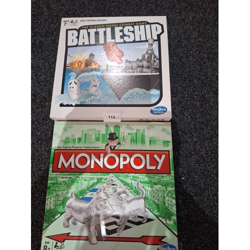 114 - Battleship and Monopoly In Boxes As New