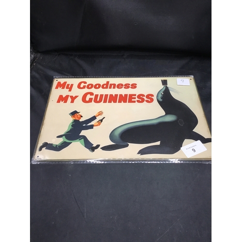 9 - Guinness Metal Sign